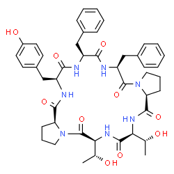 ChemSpider 2D Image | hymenamide E | C45H55N7O10
