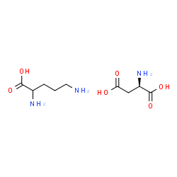 ChemSpider 2D Image | D-Aspartic acid - ornithine (1:1) | C9H19N3O6