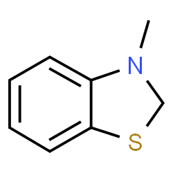 ChemSpider 2D Image | 3-Methyl-2,3-dihydro-1,3-benzothiazole | C8H9NS