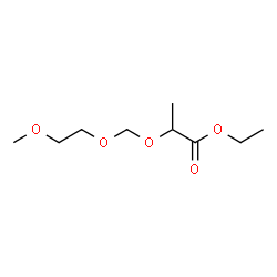ChemSpider 2D Image | Ethyl 2-[(2-methoxyethoxy)methoxy]propanoate | C9H18O5
