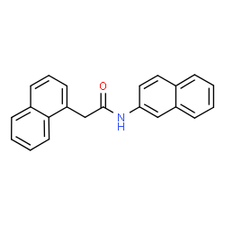 ChemSpider 2D Image | 2-(1-Naphthyl)-N-(2-naphthyl)acetamide | C22H17NO