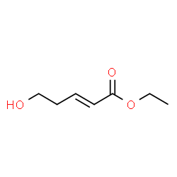ChemSpider 2D Image | Ethyl (2E)-5-hydroxy-2-pentenoate | C7H12O3