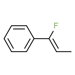 ChemSpider 2D Image | [(1Z)-1-Fluoro-1-propen-1-yl]benzene | C9H9F