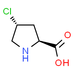 ChemSpider 2D Image | (4R)-4-Chloro-L-proline | C5H8ClNO2