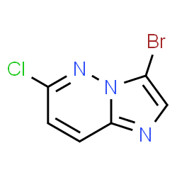 ChemSpider 2D Image | 3-Bromo-6-chloroimidazo[1,2-b]pyridazine | C6H3BrClN3