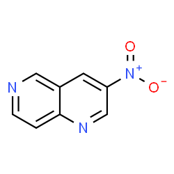 ChemSpider 2D Image | 3-Nitro-1,6-naphthyridine | C8H5N3O2