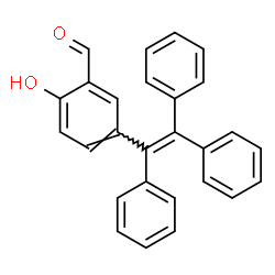ChemSpider 2D Image | 2-Hydroxy-5-(triphenylvinyl)benzaldehyde | C27H20O2