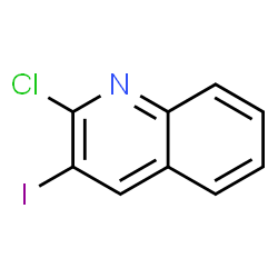 ChemSpider 2D Image | 2-Chloro-3-iodoquinoline | C9H5ClIN