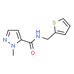 ChemSpider 2D Image | 1-Methyl-N-(2-thienylmethyl)-1H-pyrazole-5-carboxamide | C10H11N3OS