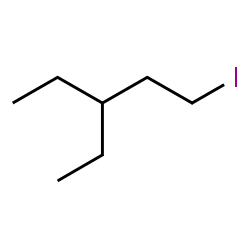 ChemSpider 2D Image | 3-Ethyl-1-iodopentane | C7H15I