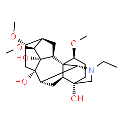 ChemSpider 2D Image | lappaconine | C23H37NO6