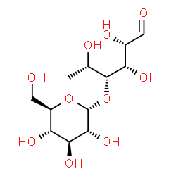 ChemSpider 2D Image | 6-Deoxy-4-O-alpha-D-glucopyranosyl-L-galactose | C12H22O10