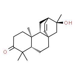 ChemSpider 2D Image | (5beta,8alpha,9beta,10alpha,12alpha)-16-Hydroxyatis-13-en-3-one | C20H30O2