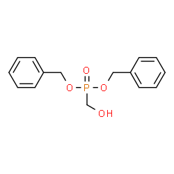 ChemSpider 2D Image | Dibenzyl (hydroxymethyl)phosphonate | C15H17O4P