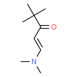 ChemSpider 2D Image | (1E)-1-(Dimethylamino)-4,4-dimethyl-1-penten-3-one | C9H17NO