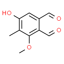 ChemSpider 2D Image | 5-Hydroxy-3-methoxy-4-methylphthalaldehyde | C10H10O4