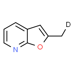 ChemSpider 2D Image | 2-(~2~H_1_)Methylfuro[2,3-b]pyridine | C8H6DNO