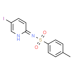 ChemSpider 2D Image | N-(5-Iodo-2-pyridinyl)-4-methylbenzenesulfonamide | C12H11IN2O2S