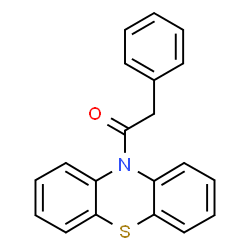 ChemSpider 2D Image | 10-(phenylacetyl)-10H-phenothiazine | C20H15NOS