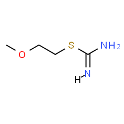 ChemSpider 2D Image | 2-Methoxyethyl carbamimidothioate | C4H10N2OS