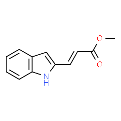 ChemSpider 2D Image | Methyl (2E)-3-(1H-indol-2-yl)acrylate | C12H11NO2