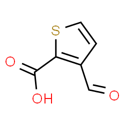 ChemSpider 2D Image | 3-Formyl-2-thiophenecarboxylic acid | C6H4O3S