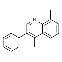 ChemSpider 2D Image | 4,8-Dimethyl-3-phenylquinoline | C17H15N