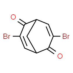 ChemSpider 2D Image | 3,7-Dibromobicyclo[3.3.1]nona-3,7-diene-2,6-dione | C9H6Br2O2