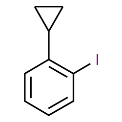 ChemSpider 2D Image | 1-Cyclopropyl-2-iodobenzene | C9H9I