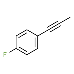 ChemSpider 2D Image | 1-Fluoro-4-(1-propyn-1-yl)benzene | C9H7F