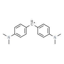 ChemSpider 2D Image | Bis[4-(dimethylamino)phenyl]methylium | C17H21N2