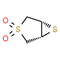ChemSpider 2D Image | (1R,5S)-3,6-Dithiabicyclo[3.1.0]hexane 3,3-dioxide | C4H6O2S2