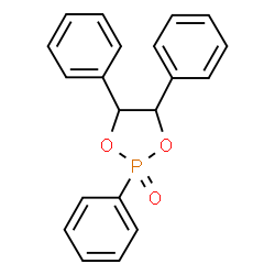 ChemSpider 2D Image | 2,4,5-Triphenyl-1,3,2-dioxaphospholane 2-oxide | C20H17O3P