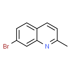 ChemSpider 2D Image | 7-Bromo-2-methylquinoline | C10H8BrN