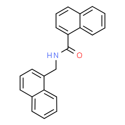 ChemSpider 2D Image | N-(1-Naphthylmethyl)-1-naphthamide | C22H17NO