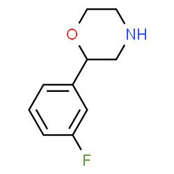 ChemSpider 2D Image | 2-(3-Fluorophenyl)morpholine | C10H12FNO