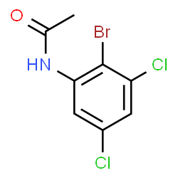 ChemSpider 2D Image | N-(2-Bromo-3,5-dichlorophenyl)acetamide | C8H6BrCl2NO