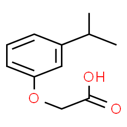 ChemSpider 2D Image | (3-Isopropylphenoxy)acetic acid | C11H14O3