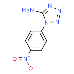 ChemSpider 2D Image | 1-(4-Nitrophenyl)-1H-tetrazol-5-amine | C7H6N6O2