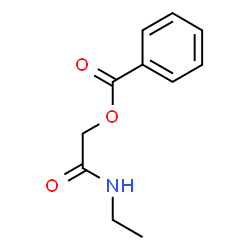 ChemSpider 2D Image | 2-(Ethylamino)-2-oxoethyl benzoate | C11H13NO3