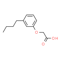 ChemSpider 2D Image | (3-Butylphenoxy)acetic acid | C12H16O3