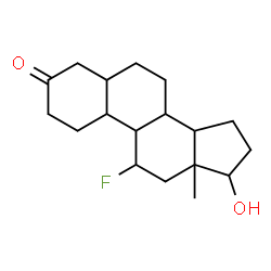 ChemSpider 2D Image | 11-Fluoro-17-hydroxyestran-3-one | C18H27FO2