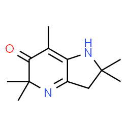 ChemSpider 2D Image | 1,2,3,5-Tetrahydro-2,2,5,5,7-pentamethyl-6H-pyrrolo[3,2-b]pyridin-6-one | C12H18N2O