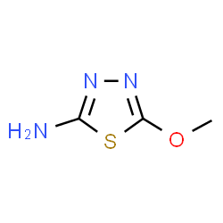 ChemSpider 2D Image | 5-Methoxy-1,3,4-thiadiazol-2-amine | C3H5N3OS