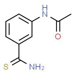 ChemSpider 2D Image | N-(3-Carbamothioylphenyl)acetamide | C9H10N2OS
