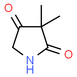 ChemSpider 2D Image | 3,3-Dimethyl-2,4-pyrrolidinedione | C6H9NO2