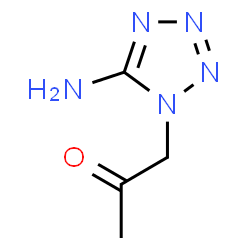 ChemSpider 2D Image | 1-(5-Amino-1H-tetrazol-1-yl)acetone | C4H7N5O