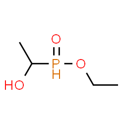 ChemSpider 2D Image | Ethyl (1-hydroxyethyl)phosphinate | C4H11O3P