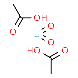 ChemSpider 2D Image | Dioxouranium - acetic acid (1:2) | C4H8O6U