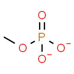 ChemSpider 2D Image | methyl phosphate dianion | CH3O4P